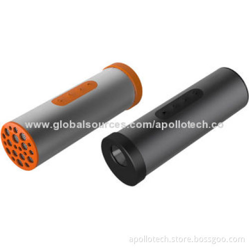 Bluetooth Waterproof Speakers with IP65 Level, 3W Strong Torch & 6,000/7,800mAh Power Bank Function